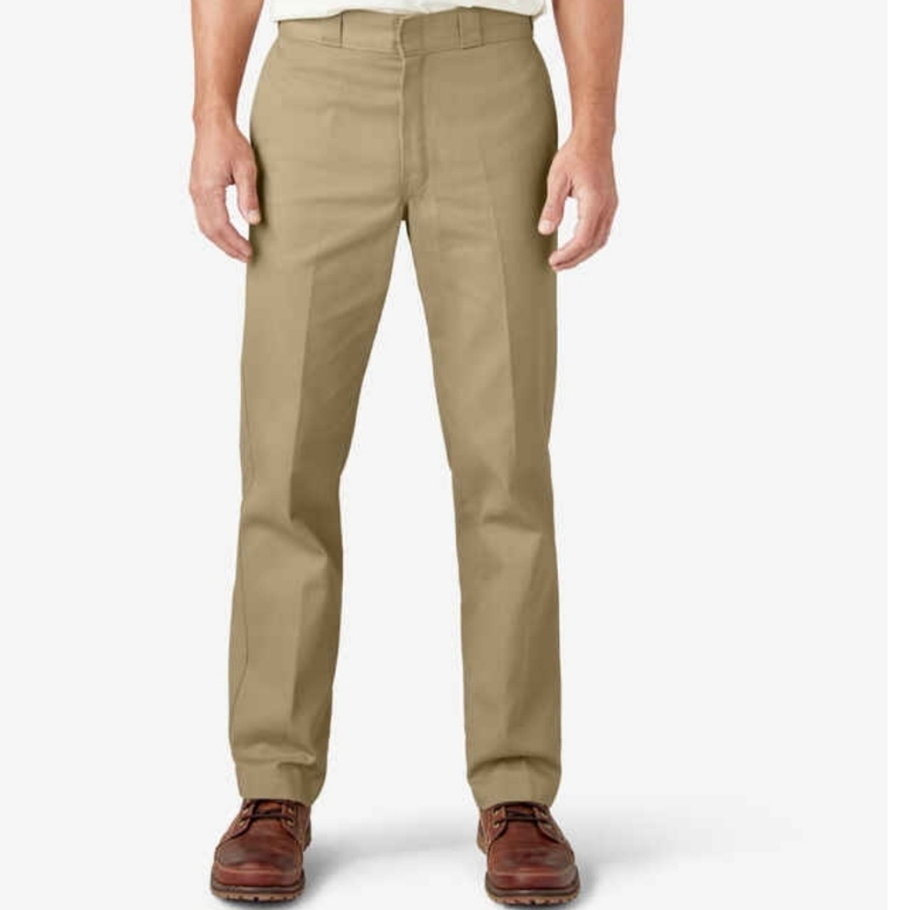 Dickies Original 874 Work Pants In Khaki Size 38x29